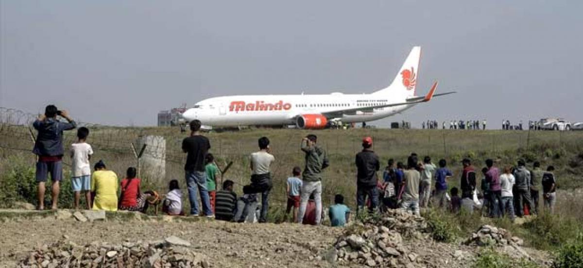 Malaysian plane skids off runway in Nepal; close shave for 139 on board