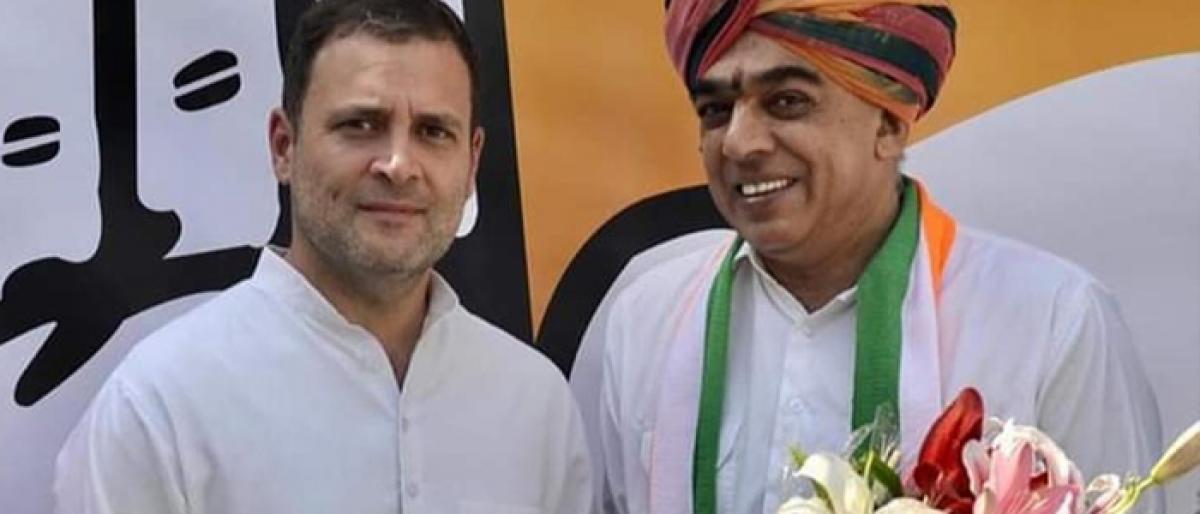 Jaswant Singh’s son Manvendra joins Congress