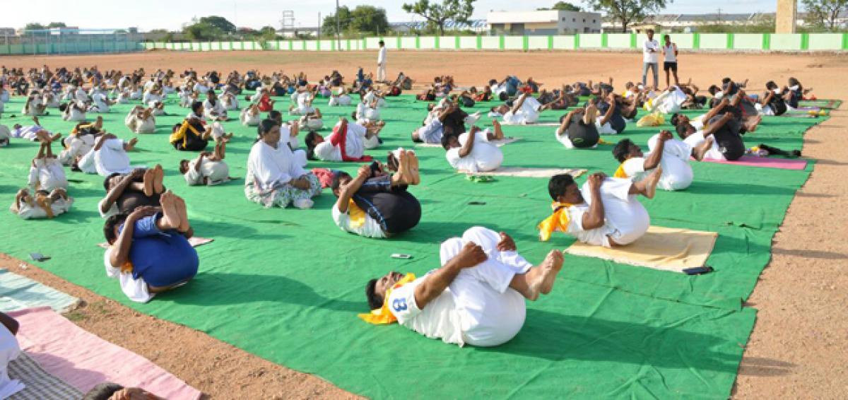 Thousands join Yoga Day celebrations