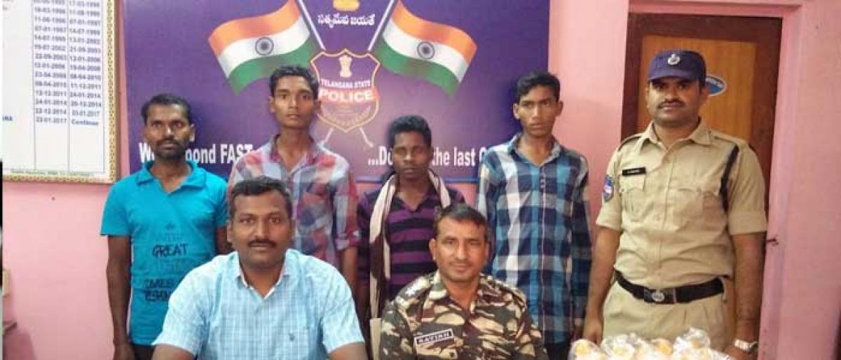 4 Maoist couriers held, medicines recovered