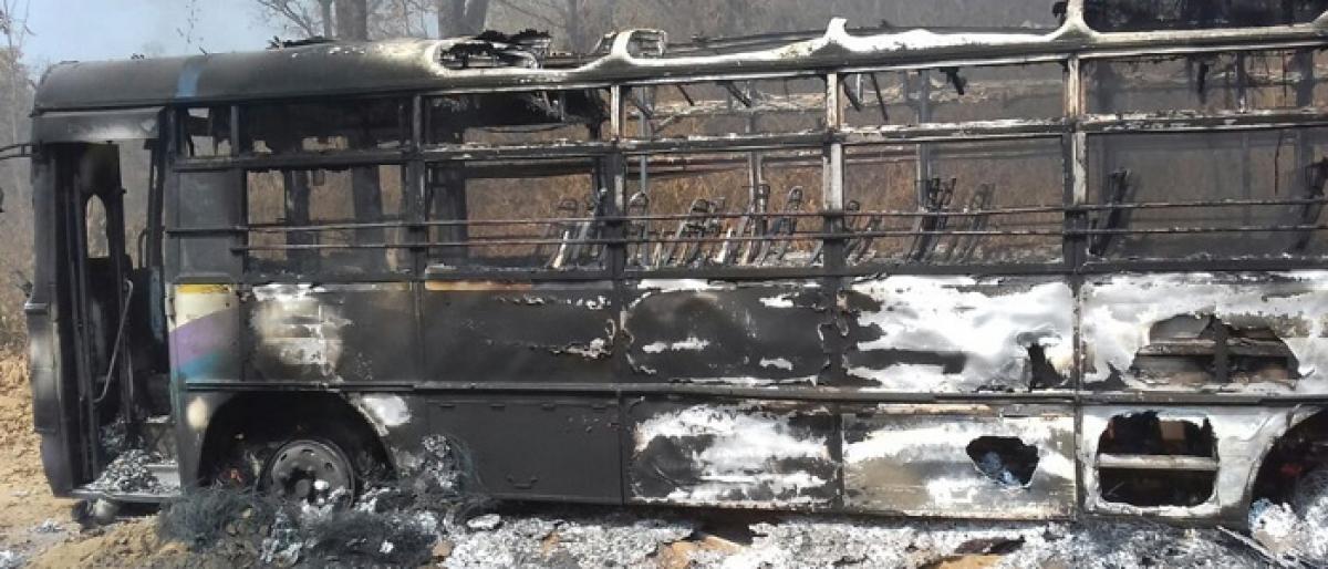 Maoists on rampage, kill youth, burn many buses