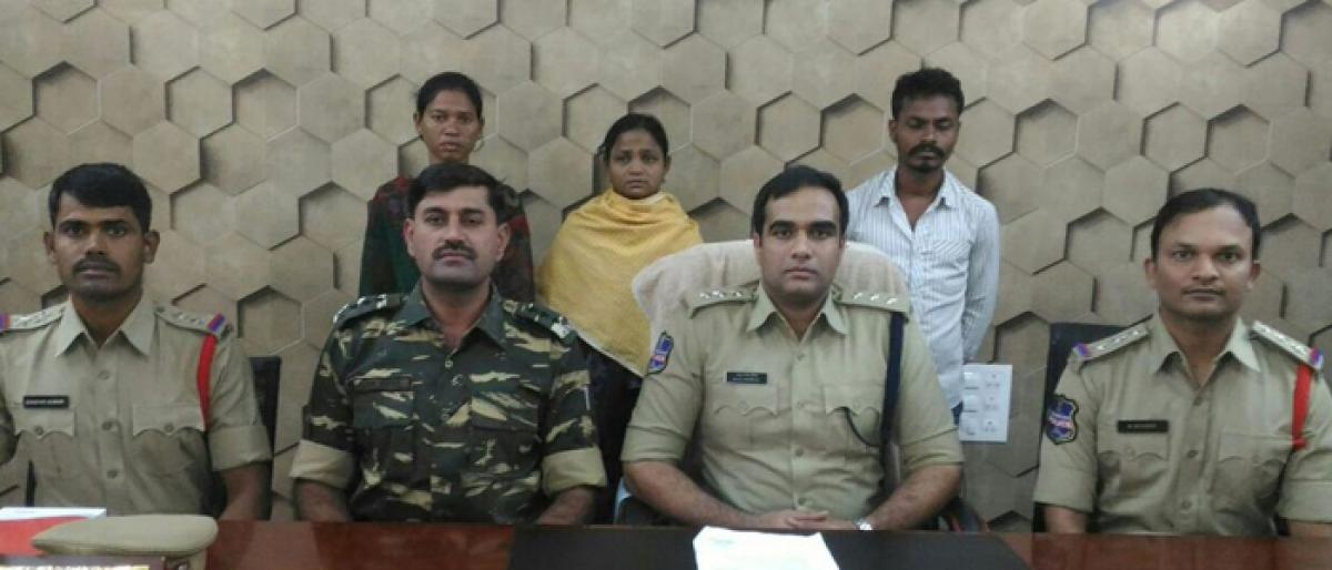 2 women among 3 Maoists arrested