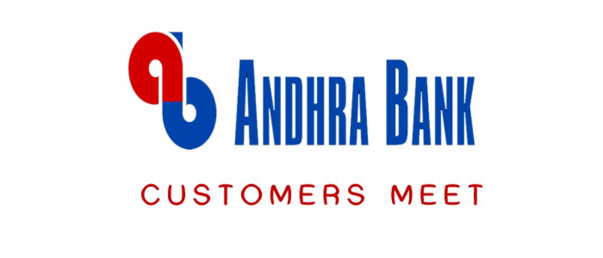 Andhra Bank Customers Meet Today