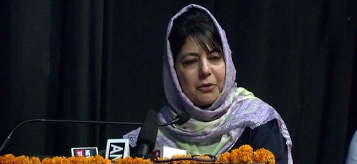 Mehbooba Mufti appeals to Kashmiri Pandits to visit Valley