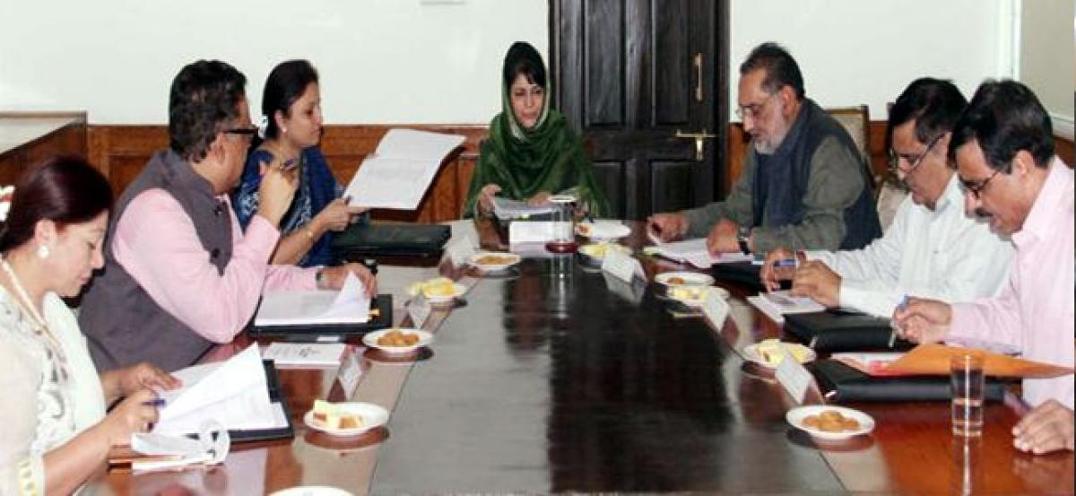 Emergency meeting of Jammu and Kashmir Cabinet underway