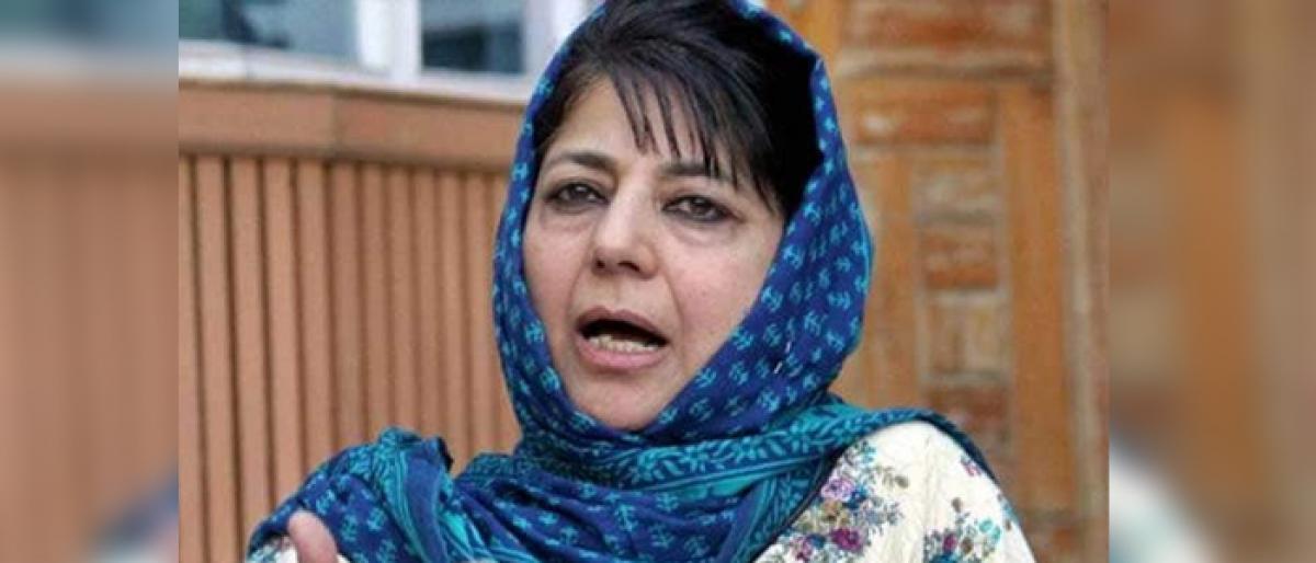 India needs to show its soft face to people of Kashmir: Mehbooba