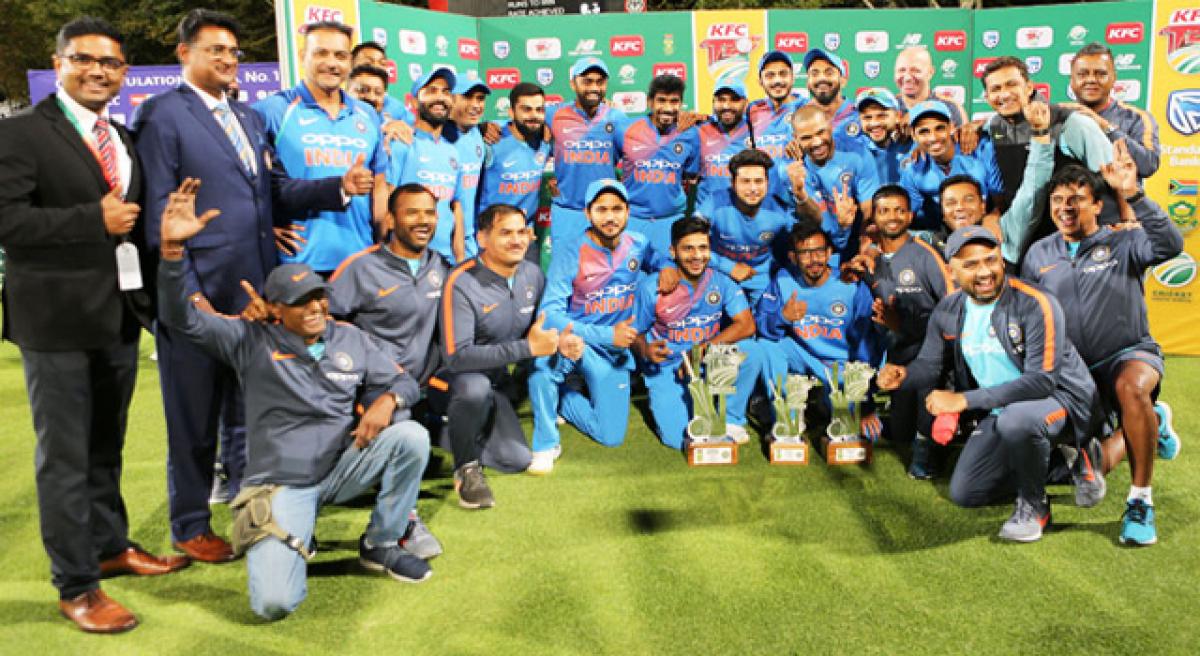 Men in Blue clinch T20I series