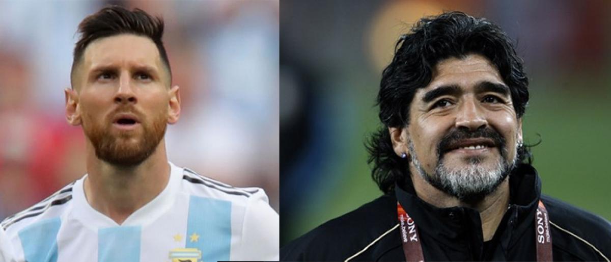 Messi not a leader: Maradona