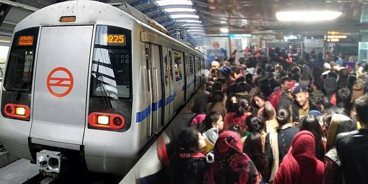 Metro shuts gates at 4 stations as New Year's Eve crowd swells