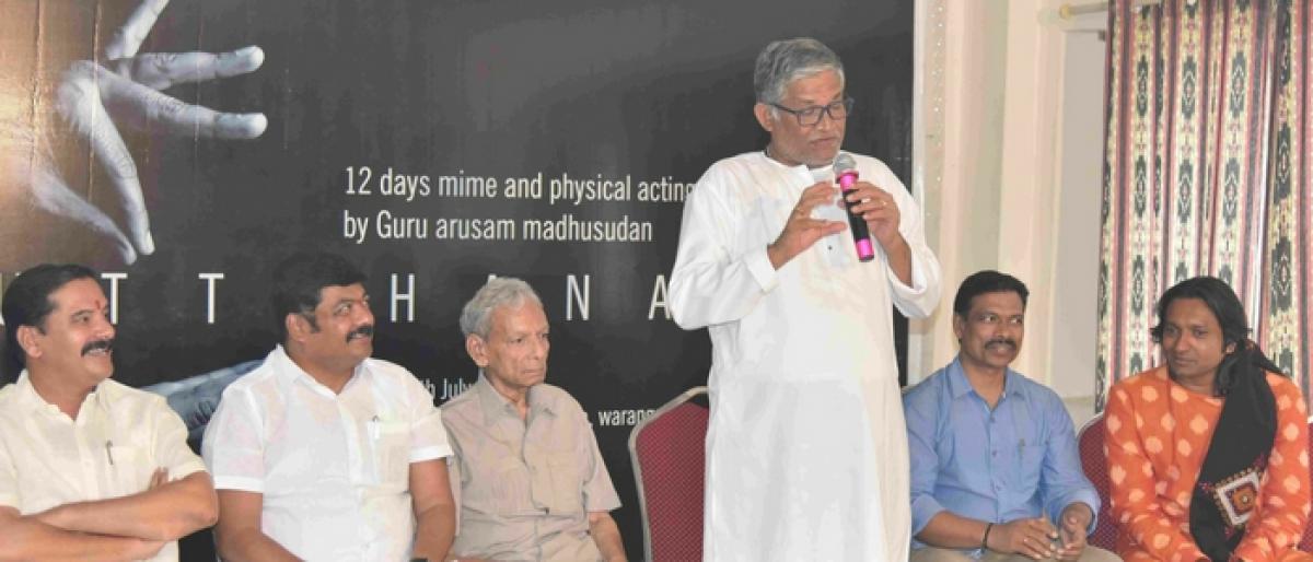 12-day mime workshop begins in Hanamkonda