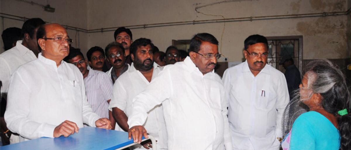 Minister Pitani Satyanarayana promises new building for ESI Hospital in Rajahmundry