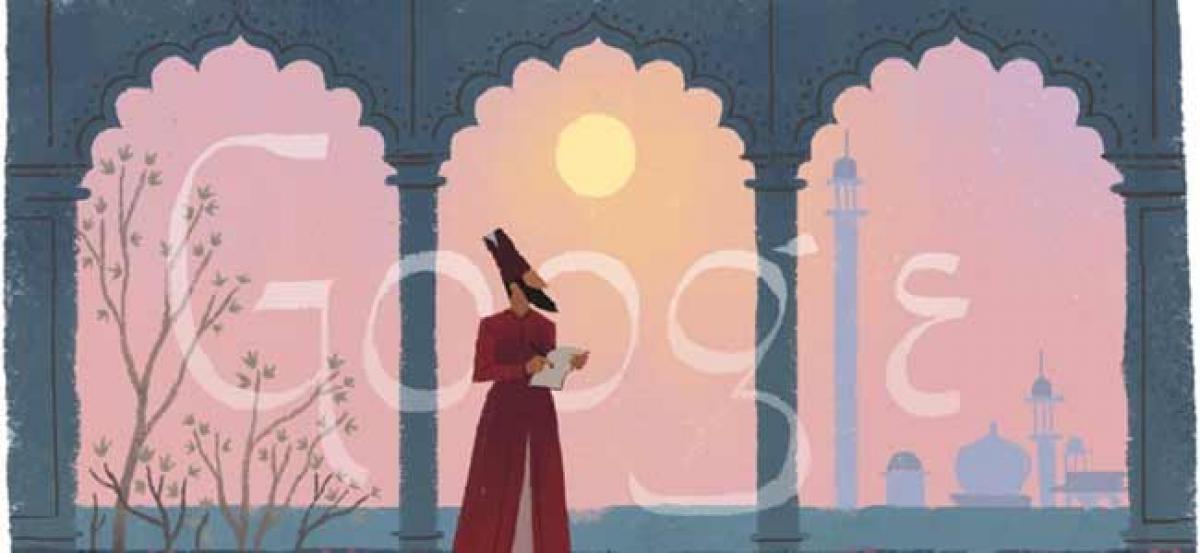 Google remembers Mirza Ghalib on his 220th birthday