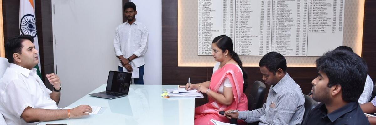 Collector Karthikeya Misra reviews steps for protection of wildlife