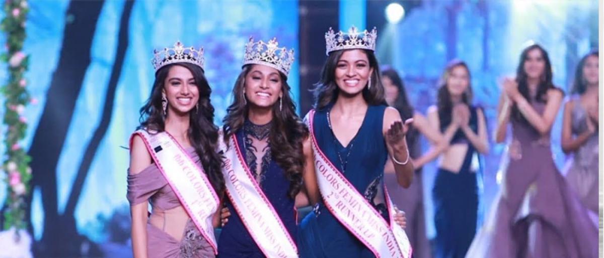 Telugu girl at Miss India 2018