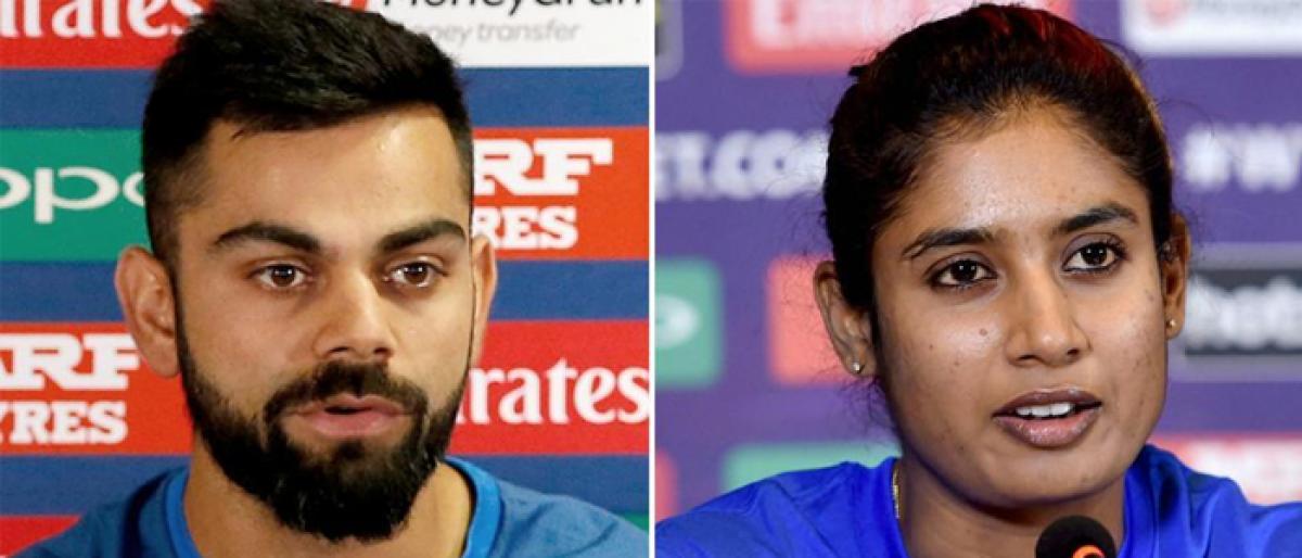 Mithali goes one up on Kohli