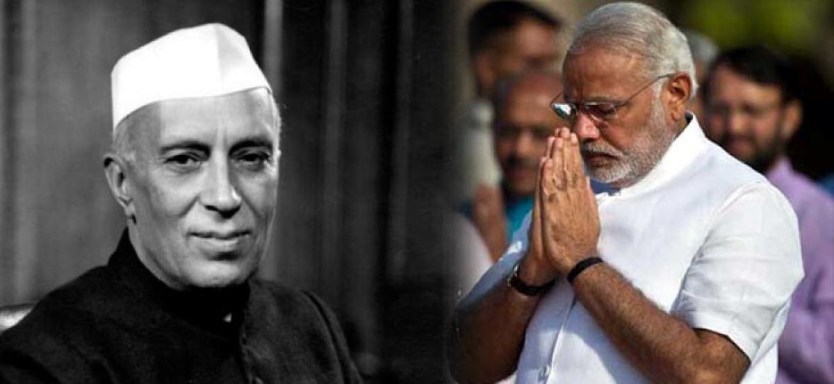 PM Modi pays tribute to Pandit Nehru on his birth anniversary