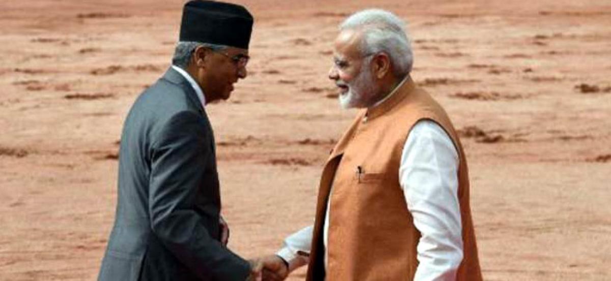 Nepal PM Sher Bahadur Deuba accorded ceremonial welcome at Rashtrapati Bhawan