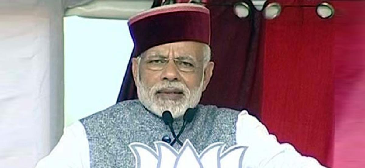 Cong wont return to power in Himachal in near future: PM Modi