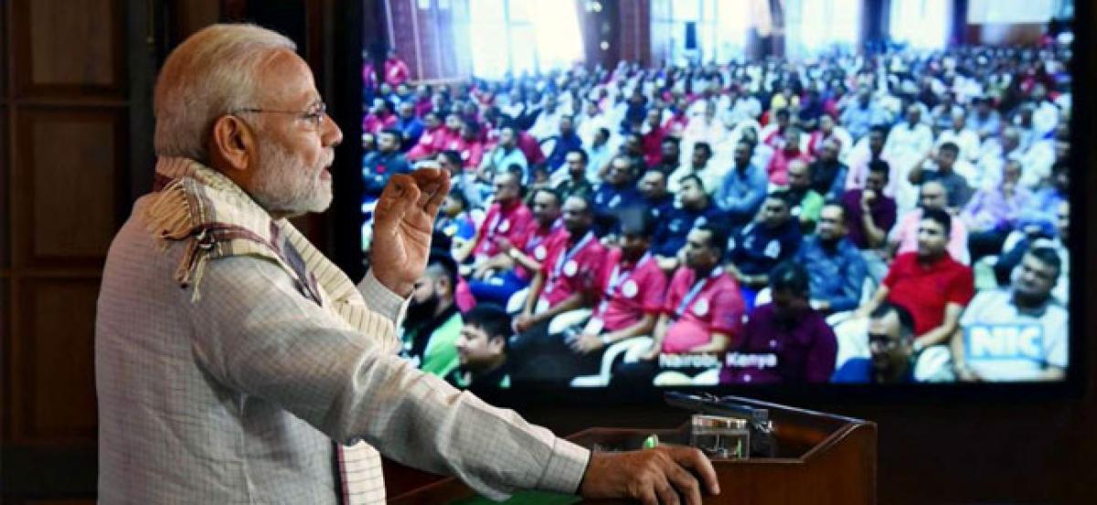 PM Modi hails contribution of Kutchi Leva Patel community