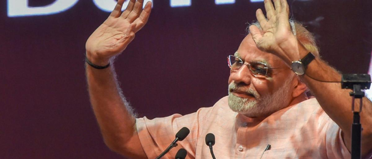 Modi blames Congress for bad loan mess