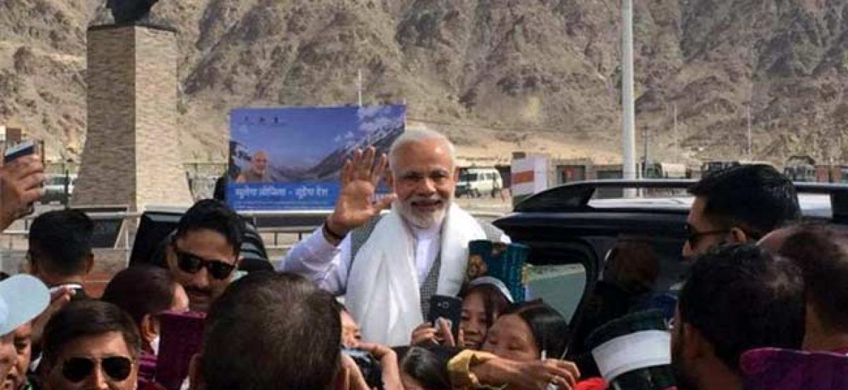 PM Modi kickstarts work for strategic Zojila tunnel in Leh