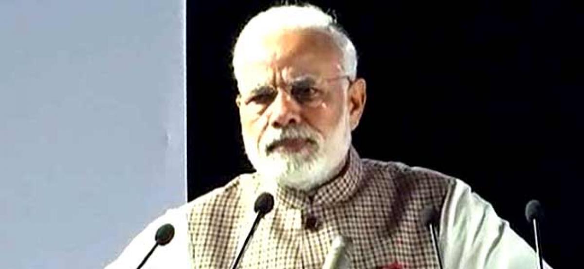 PM Modi urges action against cyber space as playground for terrorism, radicalisation