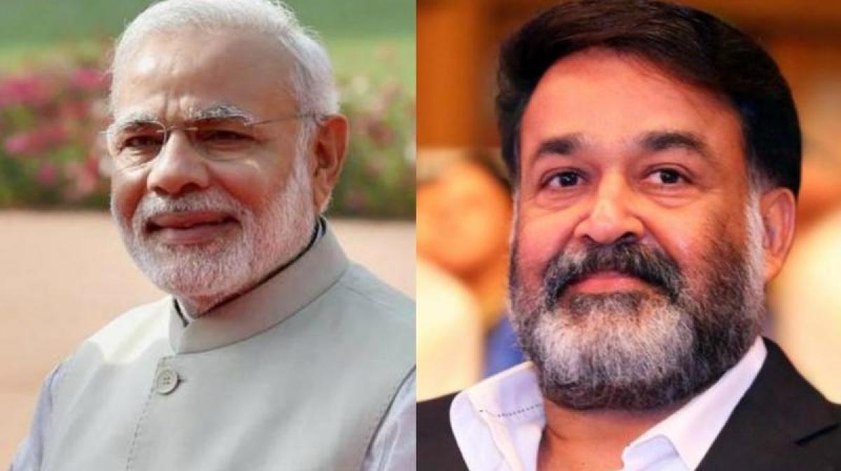 Modi writes to Mohanlal, urges him to join Swachhata Hi Seva movement