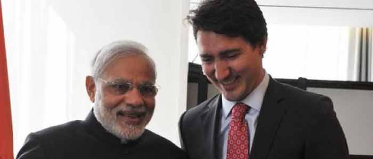 Trudeau ends India trip with a hug