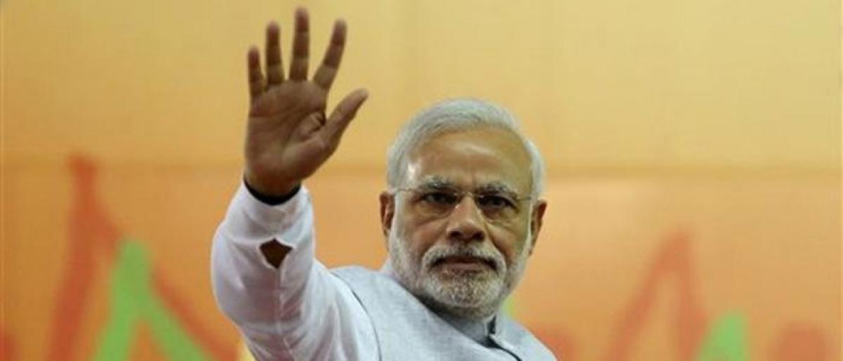 Modi greets Telangana on Formation Day