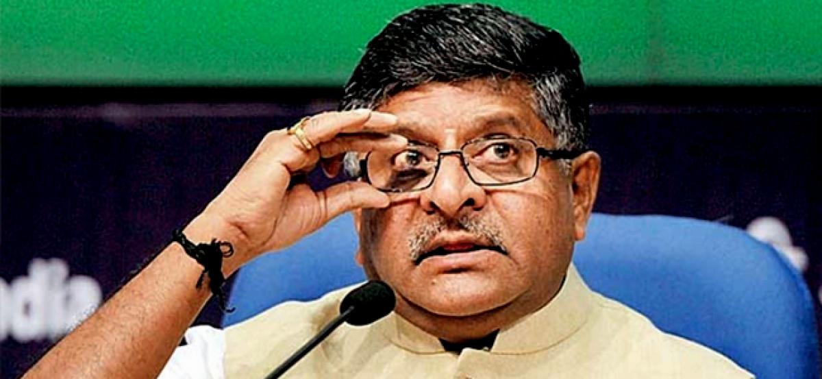 India becoming a major mobile phone manufacturing hub: Ravi Shankar Prasad