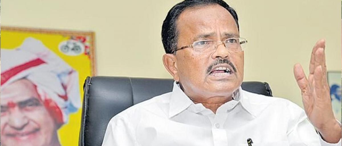 Motkupalli axed for firing salvo at Naidu