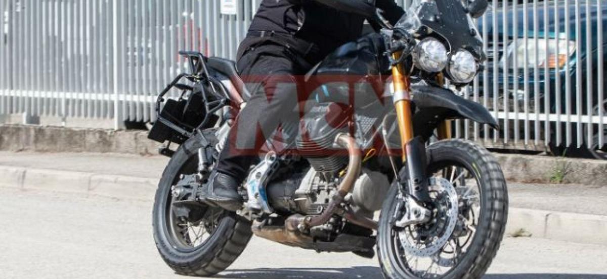 Moto Guzzi V85 Spied