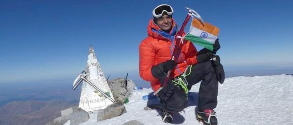 Karnataka girl climbs highest peak in Russia
