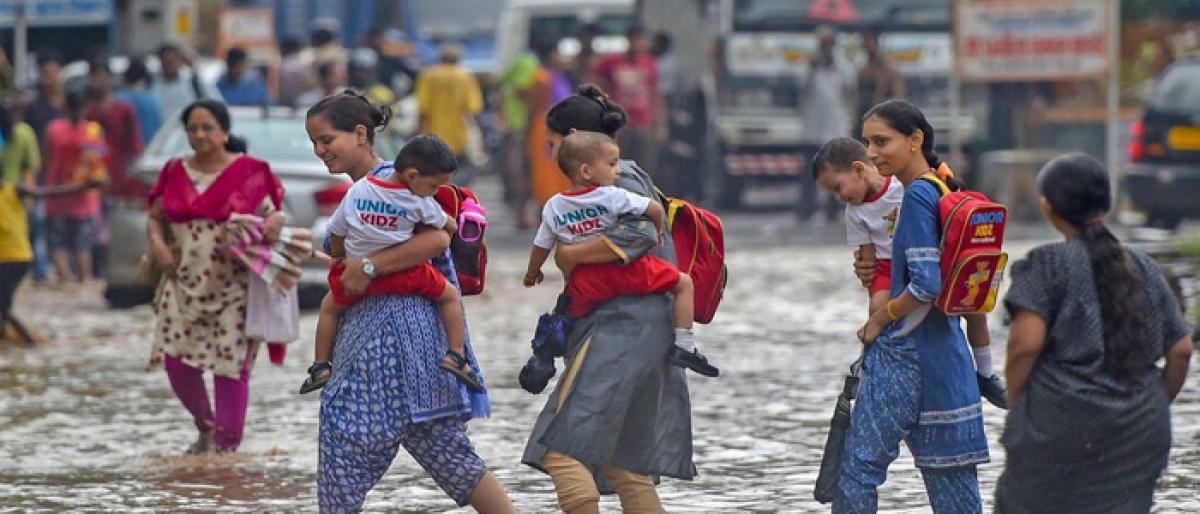 Rains hit normal life in Mumbai