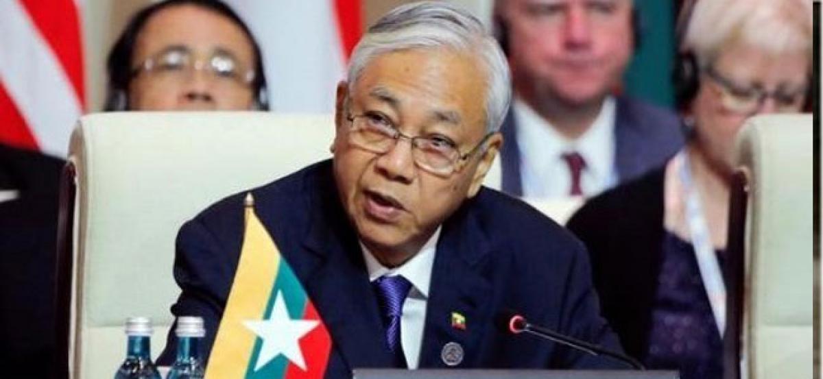 Myanmars first democratically elected President resigns