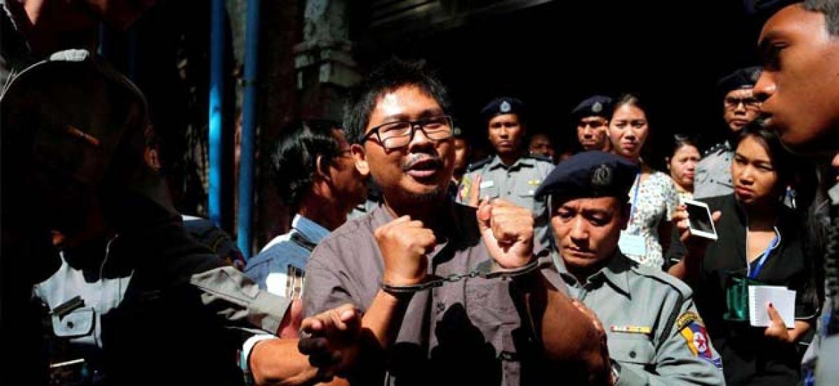 US joins in outcry against Myanmars jailing of 2 reporters