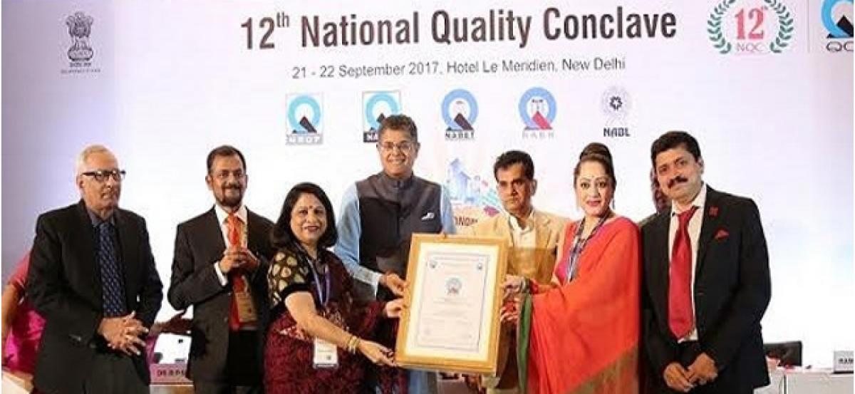 Chitkara International School receives NABET School Accreditation Certificate from Quality Council of India