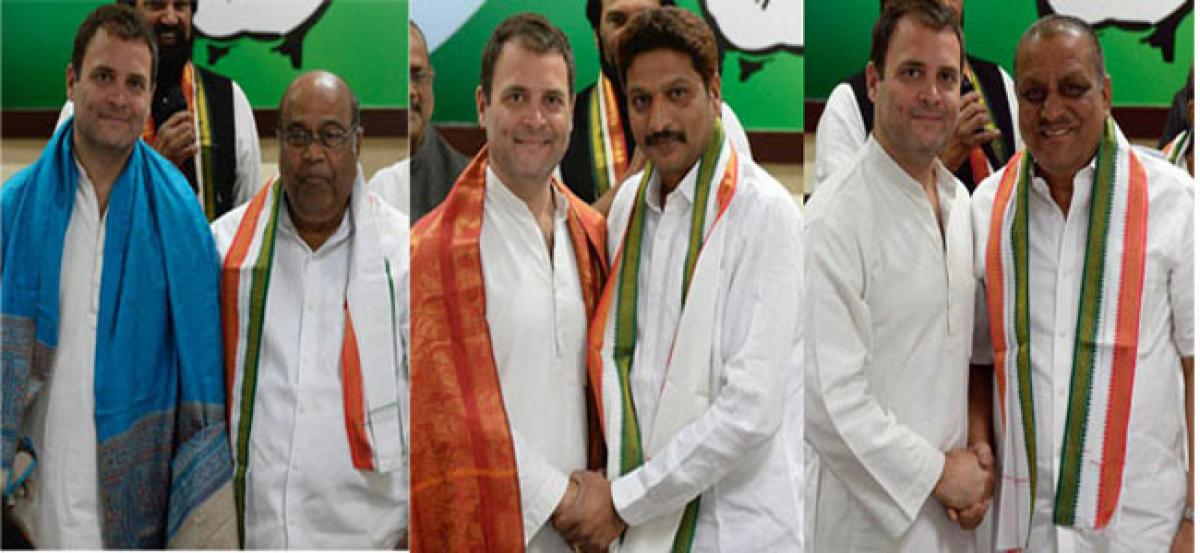 Nagam Janardhan Reddy joins Congress