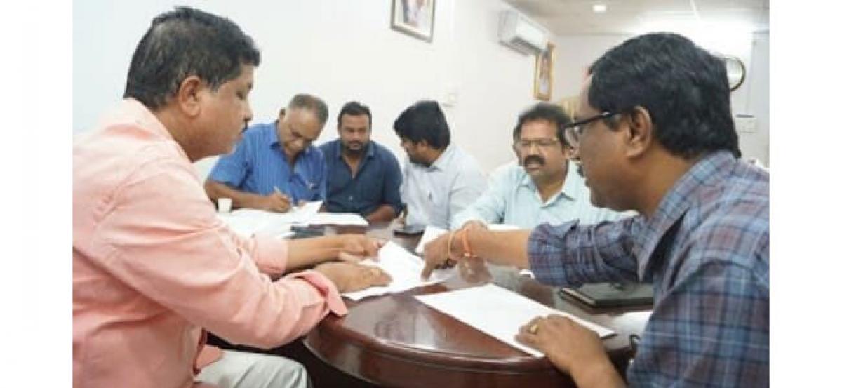 MLA orders GHMC officials to expedite nala works