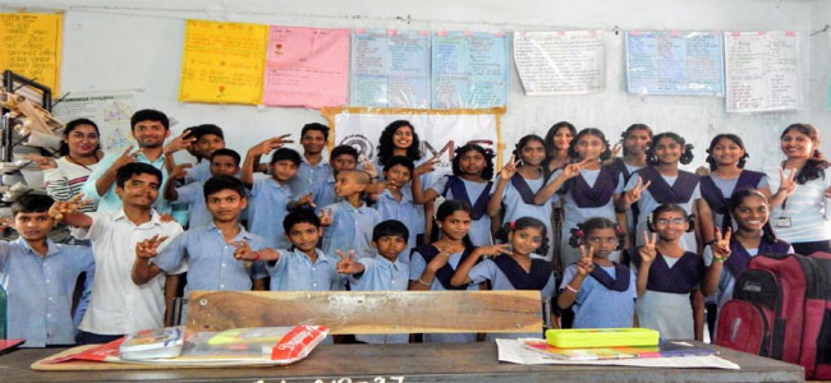 NALSAR students reach out to children, sensitise them on social issues