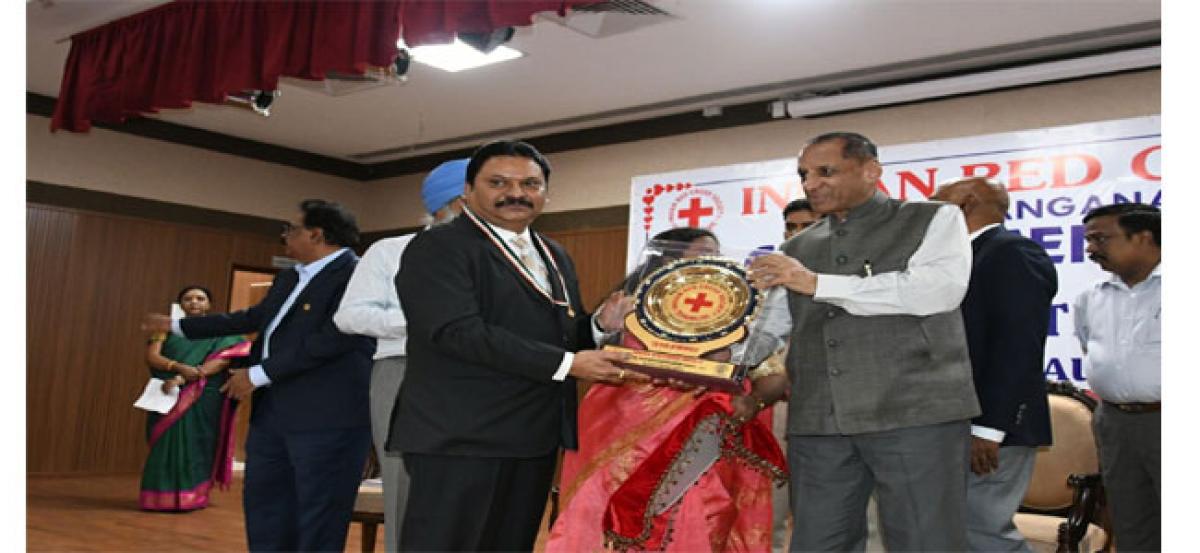 Governor awards P Satyanarayana for diligent services