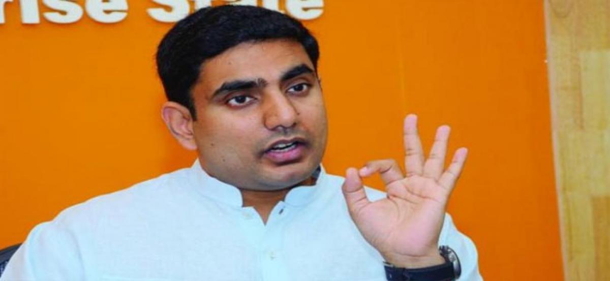 Nara Lokesh launches website for his followers