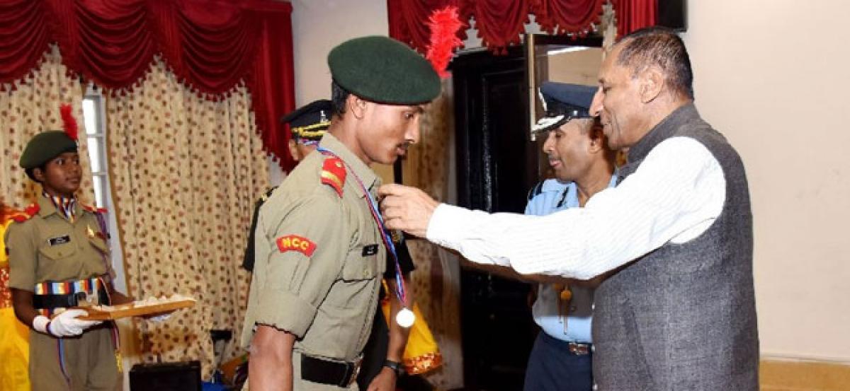 Proud of your achievements at Republic Day Camp, Governor tells NCC Cadets