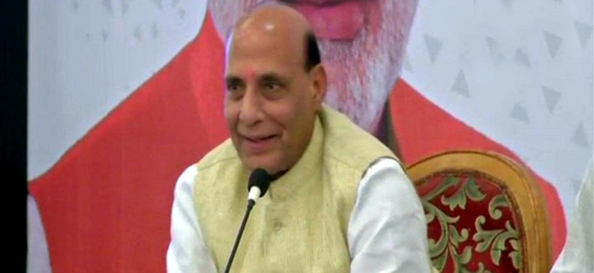 Will take giant leap in future, says Rajnath