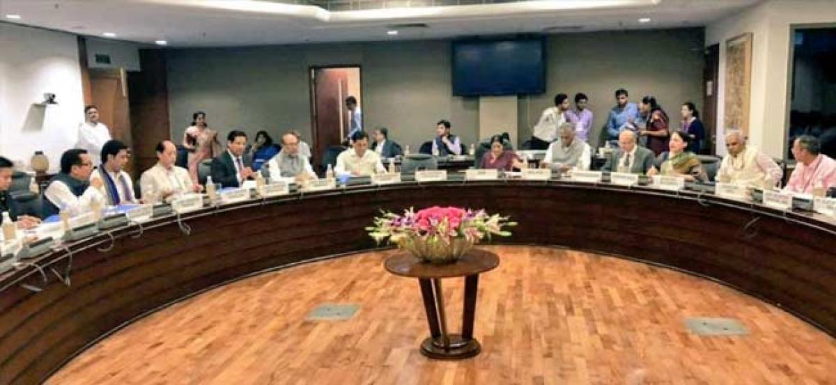 Sushma Swaraj chairs interactive session with chief ministers of NE states on Act East Policy