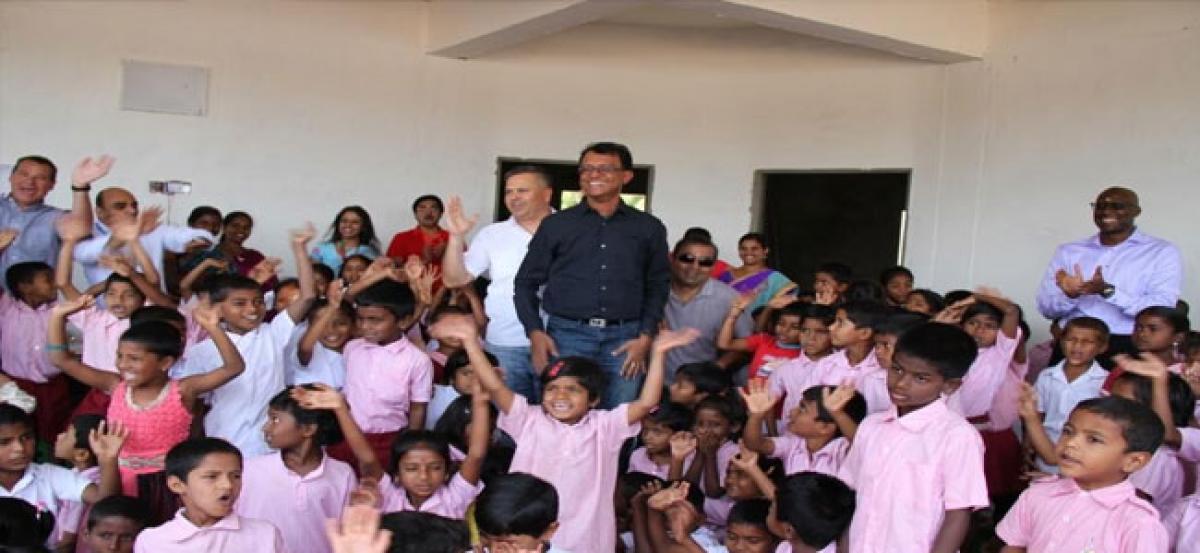 New school building inaugurated in Hyderabad