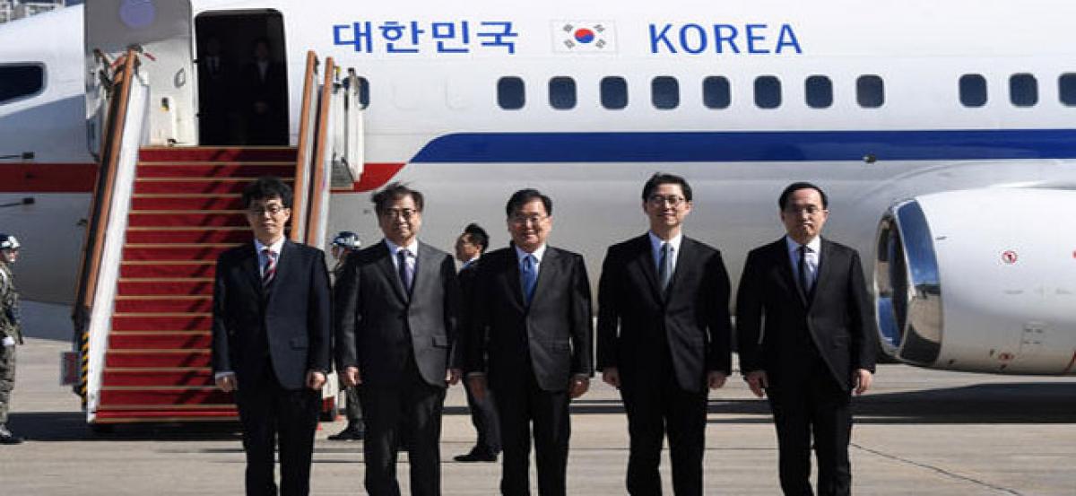 Visiting South Korean delegation meets North Korean leader Kim Jong Un