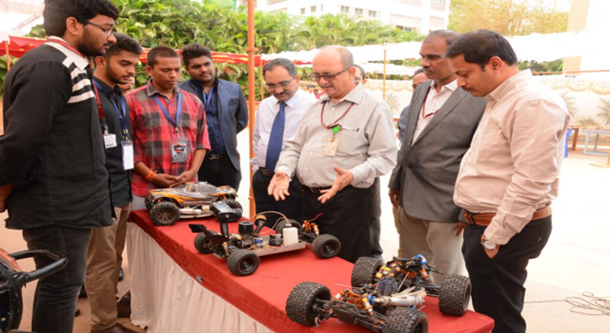 Technical expo at GITAM inaugurated