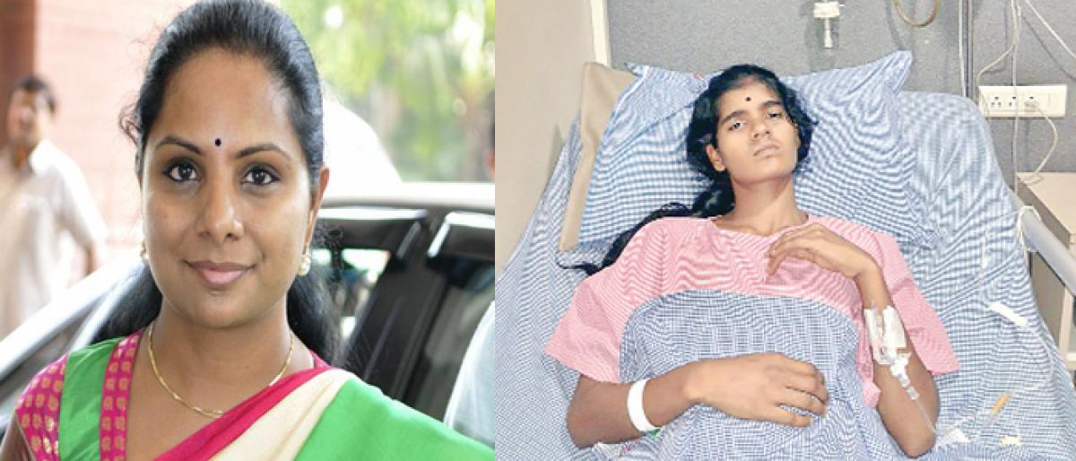 Kavitha funds tribal woman’s surgery