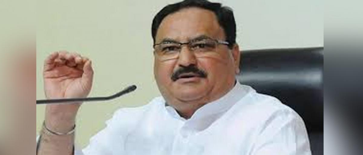 Nadda, Lekhi attend live broadcast of Modis dialogue with health workers